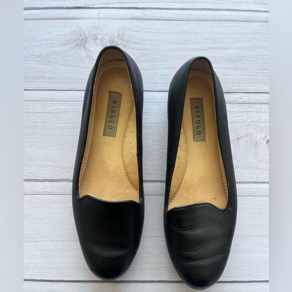 Nisolo 8 Black Leather Loafers - Picture 3 of 6